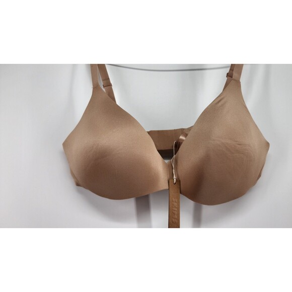 Skims 38C Clay Beige Wireless Form Push Up Plunge Bra DM-DEM-9539W NWT - Picture 3 of 5